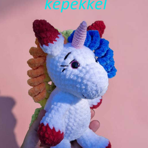 Unikornis PDF minta � Amigurumi egyszarvú horgolási útmutató - Meska.hu
