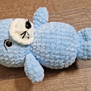 Fóka bébi plüss - amigurumi fóka - játék & sport - plüssállat & játékfigura - más figura - Meska.hu