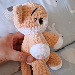 Cuki cica horgolt amigurumi plüss - játék & sport - plüssállat & játékfigura - cica - Meska.hu