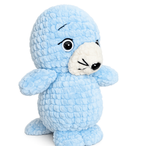 Fóka bébi plüss - amigurumi fóka - játék & sport - plüssállat & játékfigura - más figura - Meska.hu