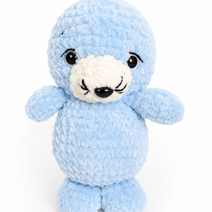Fóka bébi plüss - amigurumi fóka, Játék & Sport, Plüssállat & Játékfigura, Más figura, Horgolás, MESKA