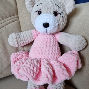 Balerina maci - horgolt amigurumi nyuszi plüss, Játék & Sport, Plüssállat & Játékfigura, Maci, Horgolás, MESKA
