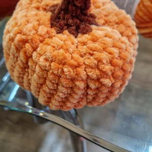 Horgolt tök őszi dekoráció - otthon & életmód - dekoráció - halloween - halloweeni tök - Meska.hu