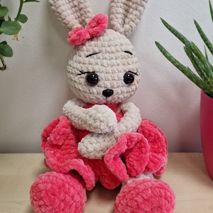 Balerina nyuszi PDF minta � Amigurumi nyúl horgolási útmutató - diy (csináld magad) - szabásminta, útmutató - horgolási minta - Meska.hu