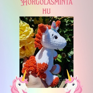 Unikornis PDF minta � Amigurumi egyszarvú horgolási útmutató - Meska.hu