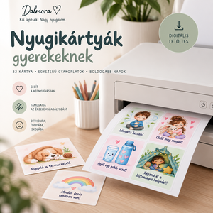 Nyugikártyák gyerekeknek � 32 nyomtatható megnyugtató kártya - művészet - grafika & illusztráció - digitális - Meska.hu