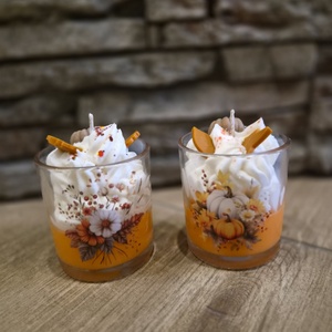 Sütőtökös Krémdesszert Illatgyertya � Pumpkin Woods Őszi Hangulatban - Meska.hu