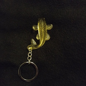 Koi ponty kulcstartó - arany - táska & tok - kulcstartó & táskadísz - kulcstartó - Meska.hu