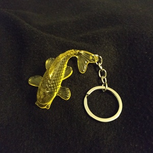 Koi ponty kulcstartó - arany - táska & tok - kulcstartó & táskadísz - kulcstartó - Meska.hu