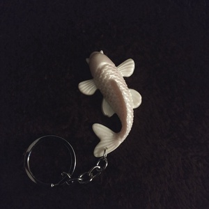 Hal kulcstartó - fehér - táska & tok - kulcstartó & táskadísz - kulcstartó - Meska.hu