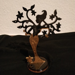 Ékszertartó - Fekete / arany - ékszer - ékszertartó - ékszertartó állvány - Meska.hu