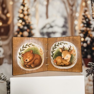 Fa mesekönyv (barna) - kellékek & szerszámok - dekorációs kellékek - termések, terméscsomagok - Meska.hu