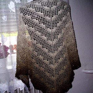 OLÍVA vállkendő-sál - ruha & divat - sál, sapka, kendő - vállkendő - Meska.hu