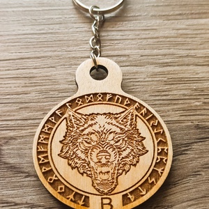 Fenrir � Viking kulcstartó - Meska.hu
