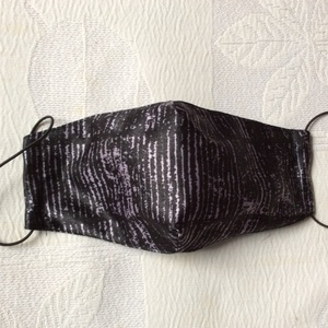 Szatén fekete- mályva maszk, Ruha & Divat, Maszk, Arcmaszk, Női, Varrás, MESKA