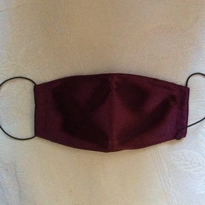 Szatén biborbordó maszk, Ruha & Divat, Maszk, Arcmaszk, Női, Varrás, MESKA