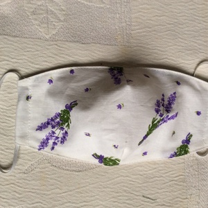 Levendulás textil maszk, Ruha & Divat, Maszk, Arcmaszk, Női, Varrás, MESKA