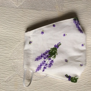 Levendulás textil maszk - ruha & divat - maszk, arcmaszk - női - Meska.hu