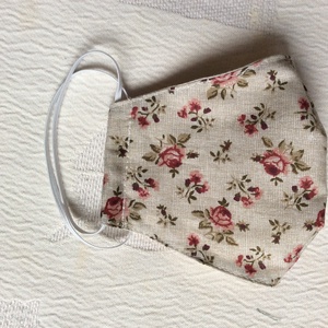 Bordórózsás textil maszk - női - női - Meska.hu