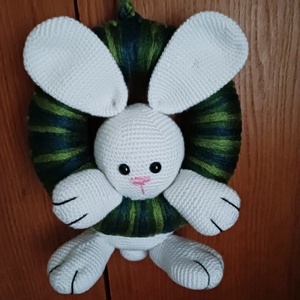 Nyuszi ajtódisz - játék & sport - plüssállat & játékfigura - más figura - Meska.hu