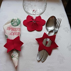 Piros teriték diszek, , , MESKA