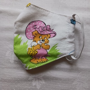 Mintás gyermekmaszk - Meska.hu