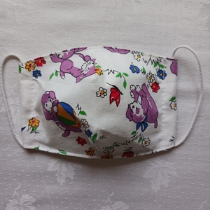 Kutyusos,gyermekmaszk - ruha & divat - maszk, arcmaszk - gyerek - Meska.hu