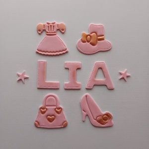 Csajos tortadísz , Otthon & Életmód, Konyhafelszerelés, tálalás, Sütés, főzés, Sütidísz, Gyurma, MESKA