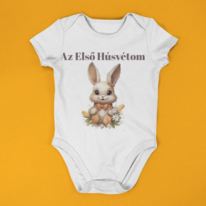 Húsvti nyomtatott body - ruha & divat - babaruha & gyerekruha - body - Meska.hu