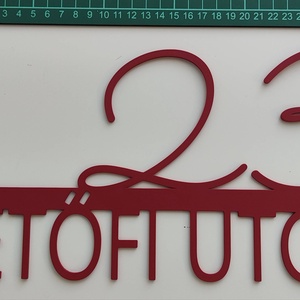 Egyedi házszámtábla  3D nyomtatott, időjárásálló ASA. - otthon & életmód - ház & kert - házszám - Meska.hu