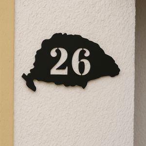 Nagy Magyarország házszámtábla  3D nyomtatott, időjárásálló ASA., Otthon & Életmód, Ház & Kert, Házszám, Mindenmás, MESKA