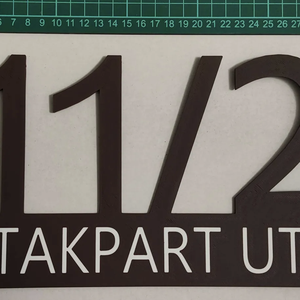 Egyedi házszámtábla - otthon & életmód - ház & kert - házszám - Meska.hu