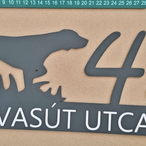 Egyedi vizsla házszámtábla vizslás - otthon & életmód - ház & kert - házszám - Meska.hu