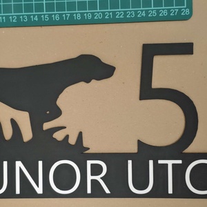 Egyedi vizsla házszámtábla vizslás - otthon & életmód - ház & kert - házszám - Meska.hu