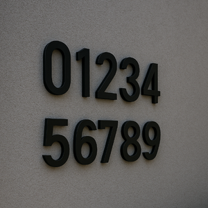 Egyedi házszám  3D nyomtatott, időjárásálló ASA., Otthon & Életmód, Ház & Kert, Házszám, Mindenmás, MESKA
