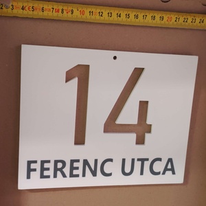 TELJESEN EGYEDI házszámtábla  3D nyomtatott, időjárásálló ASA. - otthon & életmód - ház & kert - házszám - Meska.hu