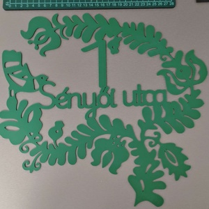 Magyar népmese ihlette egyedi házszámtábla � 3D nyomtatott, időjárásálló ASA. - otthon & életmód - ház & kert - házszám - Meska.hu