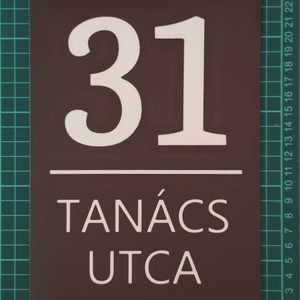 Egyedi házszámtábla � 3D nyomtatott, időjárásálló ASA. - otthon & életmód - ház & kert - házszám - Meska.hu