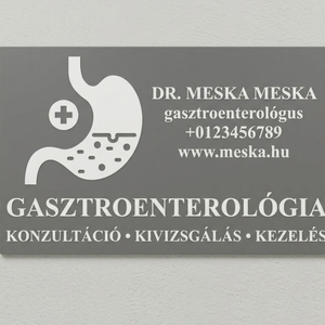 Egyedi 3D nyomtatott gasztroenterológia tábla � Személyre szabható orvosi rendelő felirat, Otthon & Életmód, Dekoráció, Ajtó- és ablak dekoráció, Ajtótábla, Mindenmás, MESKA