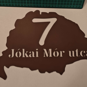 Nagy Magyarország házszámtábla � 3D nyomtatott, időjárásálló ASA. - otthon & életmód - ház & kert - házszám - Meska.hu