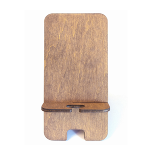 Asztali telefontartó - rusztikus dió színben, Otthon & Életmód, Tárolás & Rendszerezés, Íróasztali tároló, Gravírozás, pirográfia, MESKA