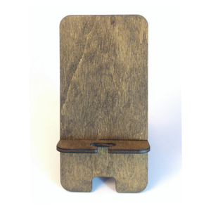 Asztali telefontartó - paliszander színben, Otthon & Életmód, Tárolás & Rendszerezés, Íróasztali tároló, Gravírozás, pirográfia, MESKA