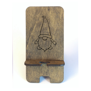 Asztali telefontartó Manó, paliszander színben - Meska.hu