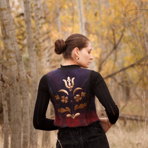 Aranytulipán  - ruha & divat - női ruha - mellény - Meska.hu