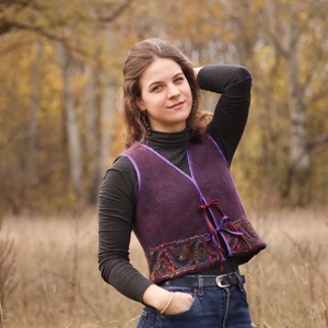 Aladdin mellénye , Ruha & Divat, Női ruha, Mellény, Nemezelés, MESKA