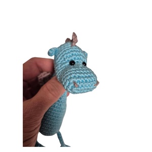 Mini Dinó - Kulcstartó méretű, Játék & Sport, Plüssállat & Játékfigura, Plüss dínók, Horgolás, MESKA