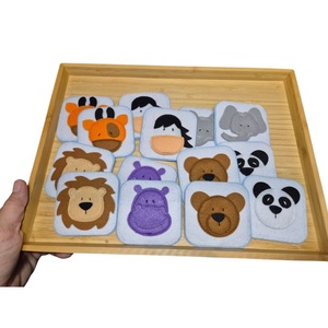 Vadállatok - memóriajáték - játék & sport - készségfejlesztő és logikai játék - memória játékok - Meska.hu