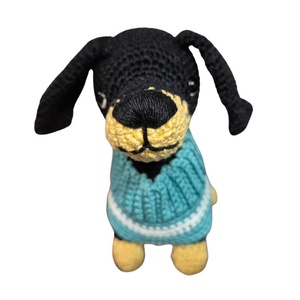 Tacskó pulóverben (2 színű), Játék & Sport, Plüssállat & Játékfigura, Kutya, Horgolás, MESKA