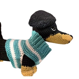 Tacskó pulóverben (2 színű) - játék & sport - plüssállat & játékfigura - kutya - Meska.hu