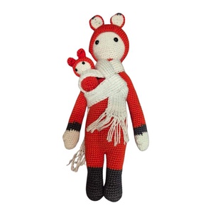 Rókamama és róka baba - Horgolt játék - játék & sport - baba & babaház - baba - Meska.hu